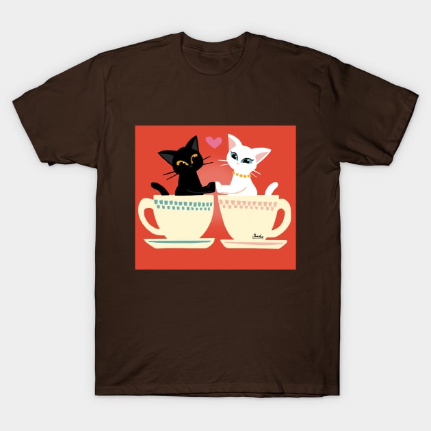 Pair cup T-Shirt by BATKEI